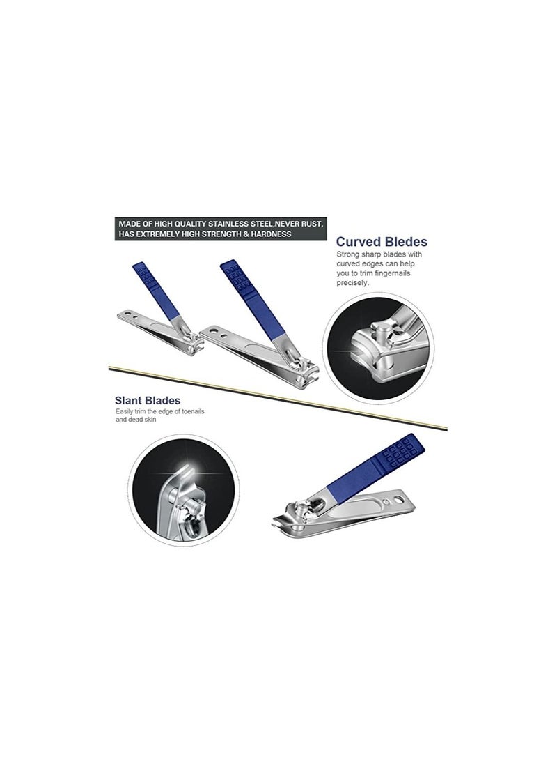 BBstore Nail Clippers Manicure Set of 21 Blue  - Image 2