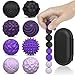 PARTY TONIGHT Silicone Magnetic Balls Fidget Toys for Adults Teens 8PCS Stress Balls Sensory Toy Quiet Magnet Desk Fidgets with Textured ADHD Anxiety Relief Items Fun Stocking Suffers Gifts - Image 2