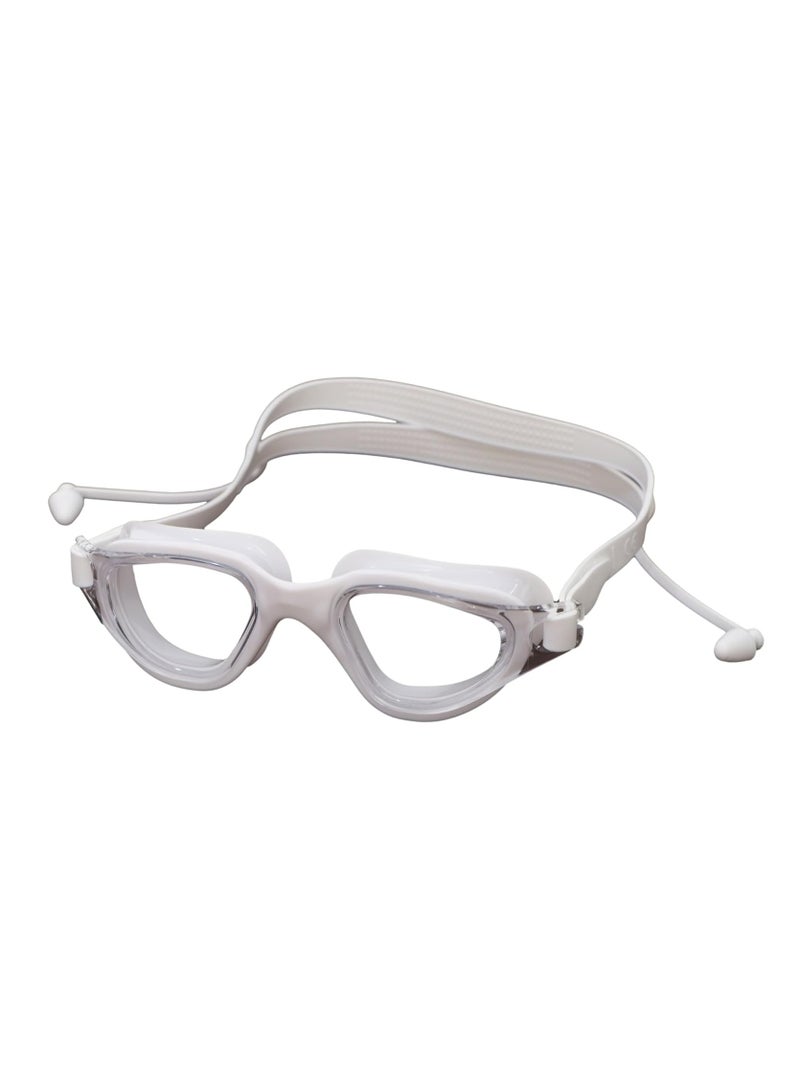 بلا نهاية نظارة سباحة أنيقة EL1002 مع حماية ضد الضباب والأشعة فوق البنفسجية | المادة : سيليكون، بلاستيك | مع حزام قابل للتعديل وبراعم الأذن | حشية سيليكون ناعمة لمنع التسرب | مع الحالة الصلبة - Image 1