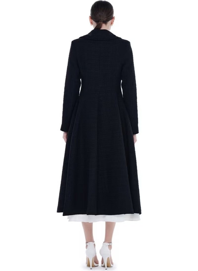 Miha Liva Coat Black - Image 1