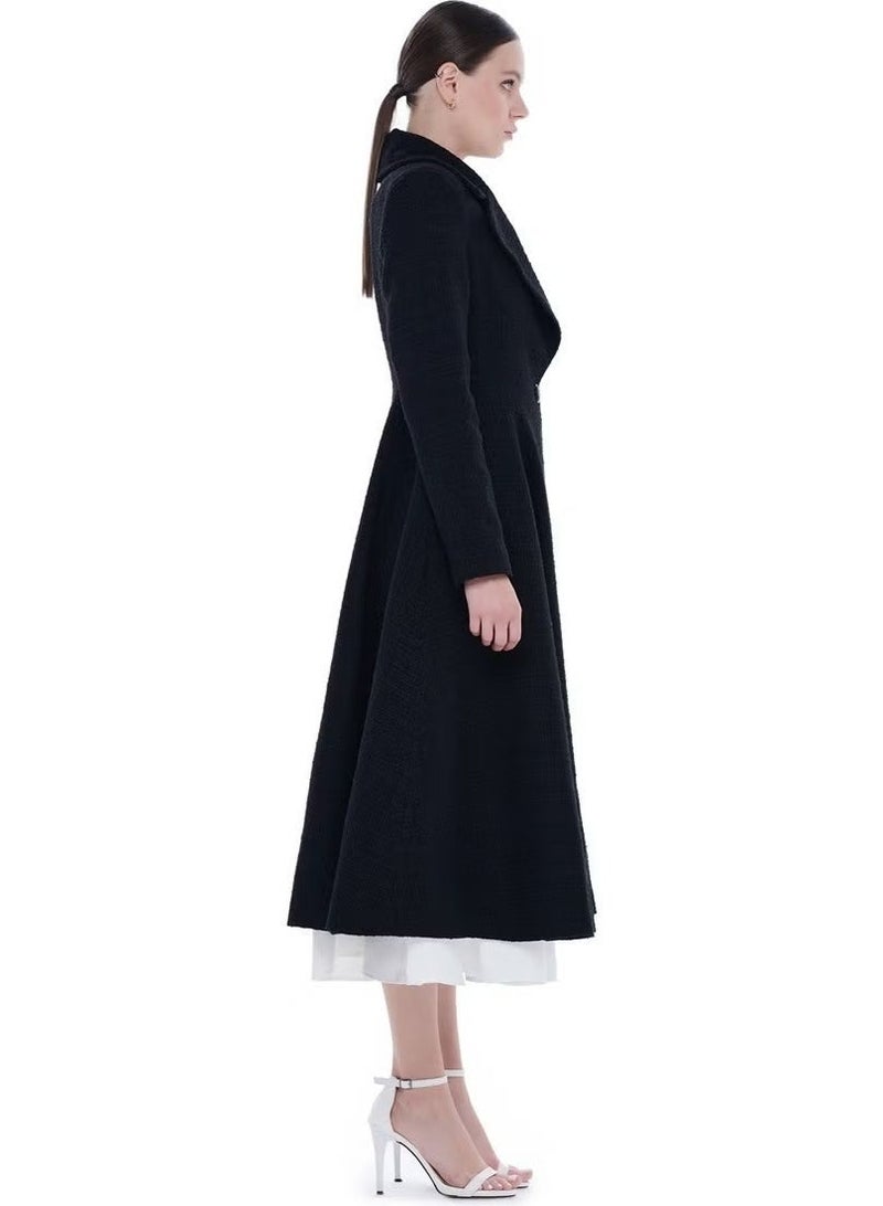 Miha Liva Coat Black - Image 3