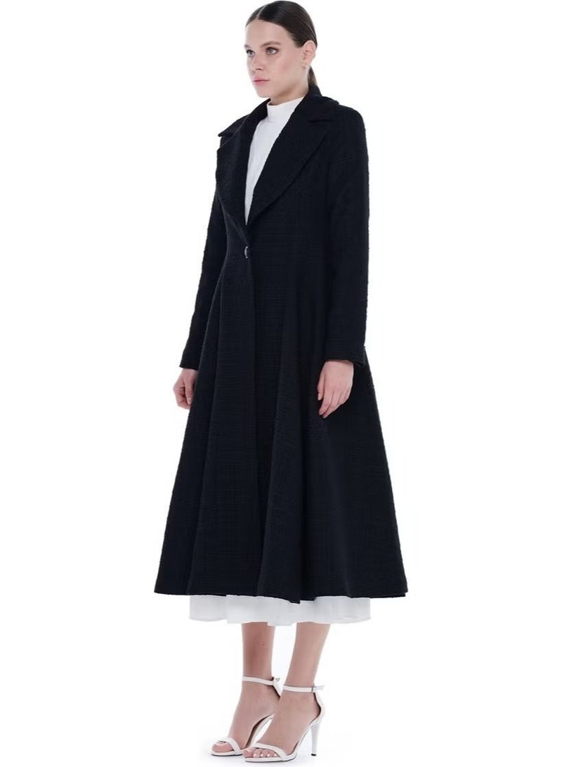 Miha Liva Coat Black - Image 2