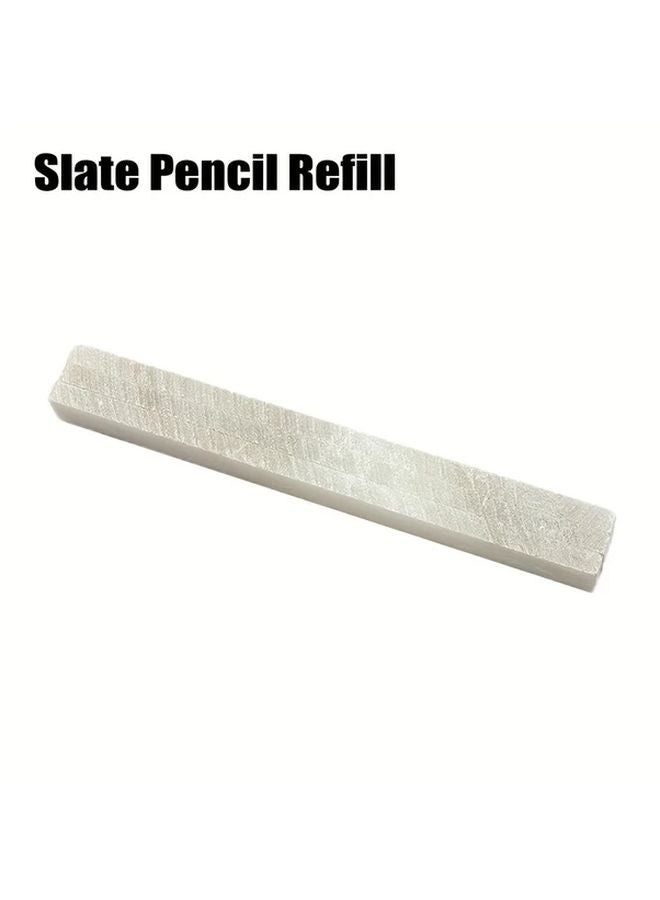 Durable Slate Marker Pencil with Metal Holder Waterproof Fine Tip White Copper Design for Engineering Welding Industrial Use - Image 5