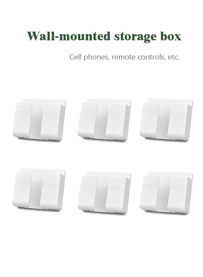 Adhesive Mobile Phone Charging Stand Multifunctional Creative Wall Hanging Storage Rack Storage Bedside Fixed Universal Universal For Lazy People - Image 1