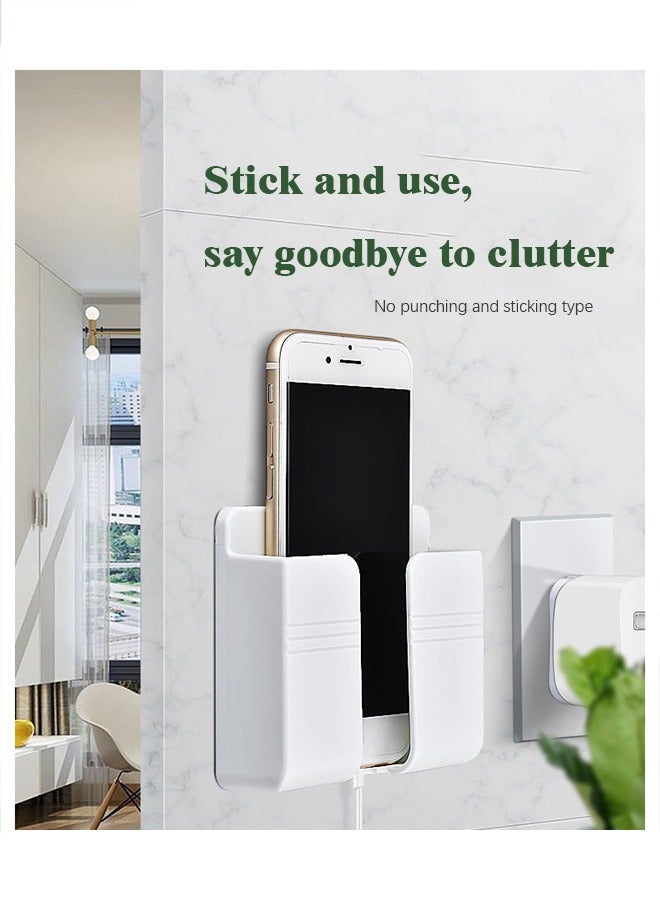 Adhesive Mobile Phone Charging Stand Multifunctional Creative Wall Hanging Storage Rack Storage Bedside Fixed Universal Universal For Lazy People - Image 2