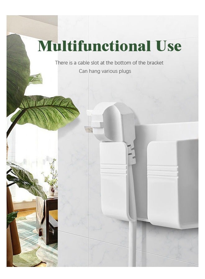 Adhesive Mobile Phone Charging Stand Multifunctional Creative Wall Hanging Storage Rack Storage Bedside Fixed Universal Universal For Lazy People - Image 4