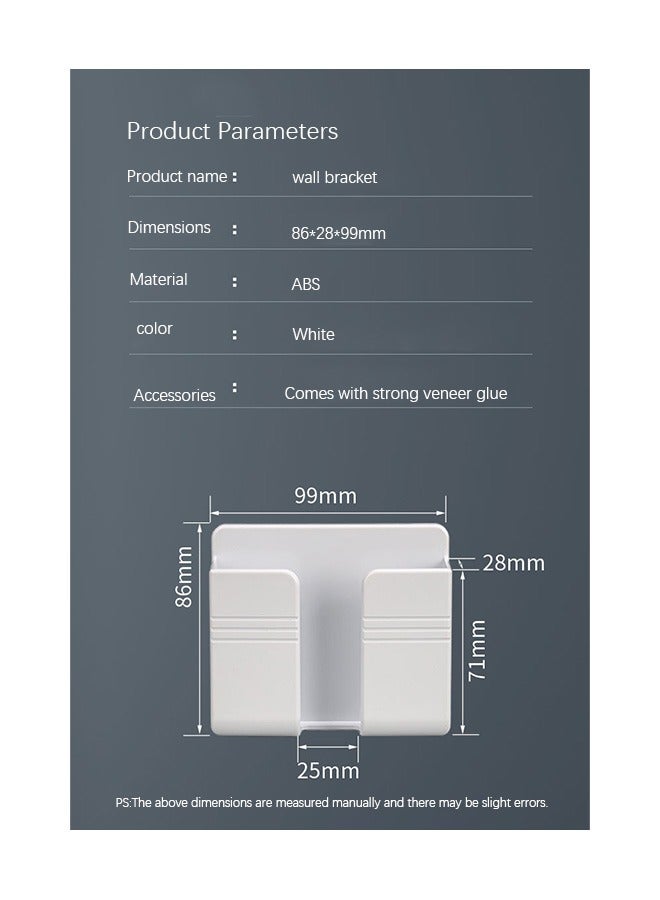 Adhesive Mobile Phone Charging Stand Multifunctional Creative Wall Hanging Storage Rack Storage Bedside Fixed Universal Universal For Lazy People - Image 5