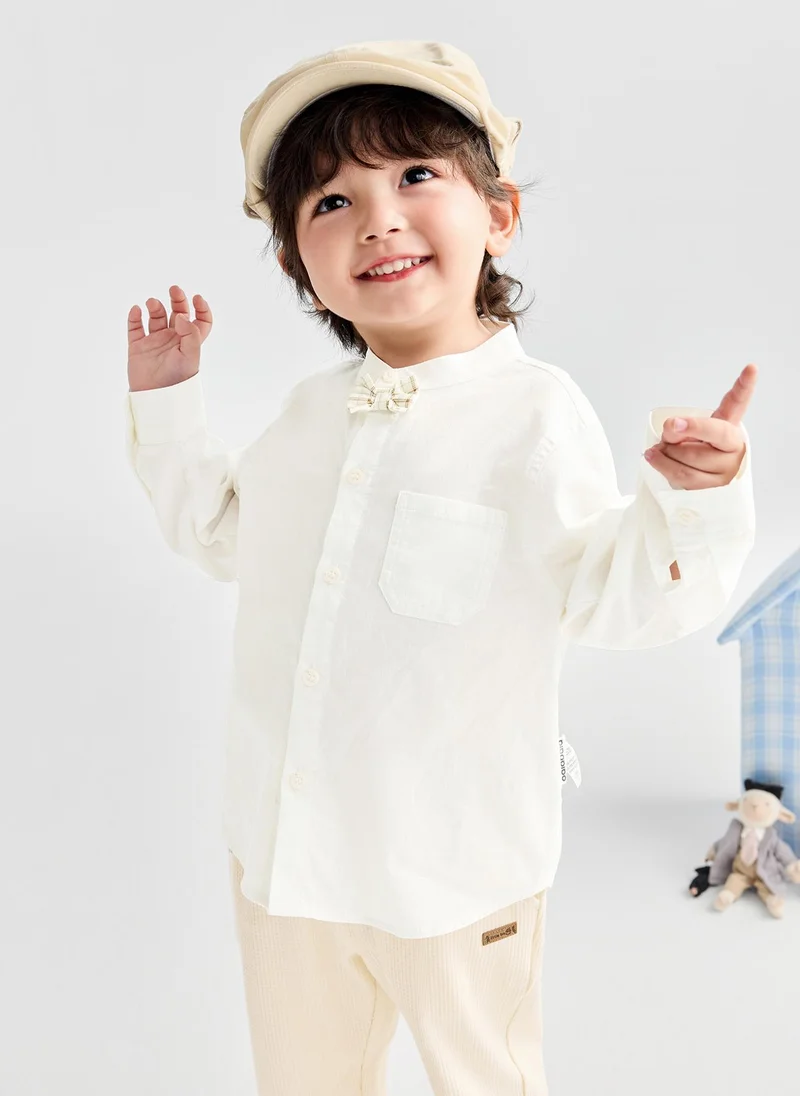 Balabala Boy Toddler Plaid long sleeve shirt