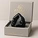 Anima Obsidian Crystal Large 162 Deep Black Natural Raw Obsidian Stone for Protection Grounding Transformation Ethically Sourced Presented in Elegant Gift Box - Image 1