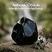 Anima Obsidian Crystal Large 162 Deep Black Natural Raw Obsidian Stone for Protection Grounding Transformation Ethically Sourced Presented in Elegant Gift Box - Image 4