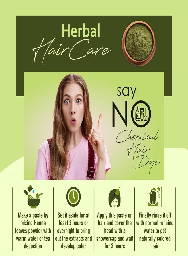 IYUSH Herbal Ayurveda Henna powder For Hair - (pack of 2) 100 gm each - Image 5