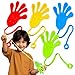 Glow Fever 40 Pack Vibrant Sticky Hand Toys Stretchy Party Favors for Birthdays Classroom Prizes Christmas Stocking Stuffers Halloween Goodie Bags Sensory Play Assorted Colors - Image 3