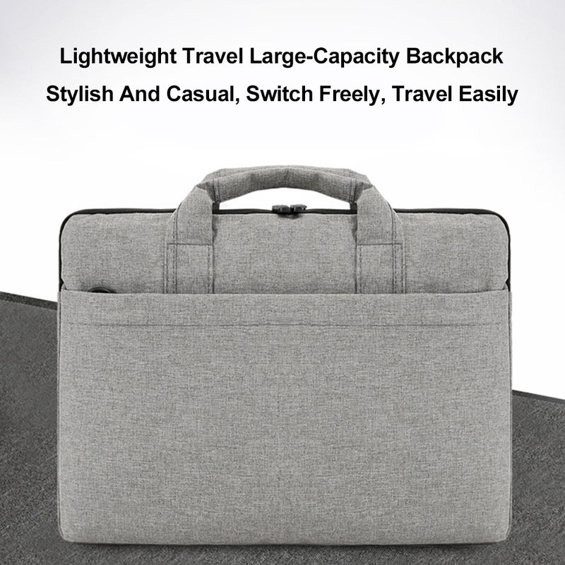 Laptop Bag: 15" Rose Premium Oxford Fabric - Spacious Storage & Exquisite Metal Zippers Slim Lightweight Shoulder Bag for Daily Office Travel Business Trips - Image 2