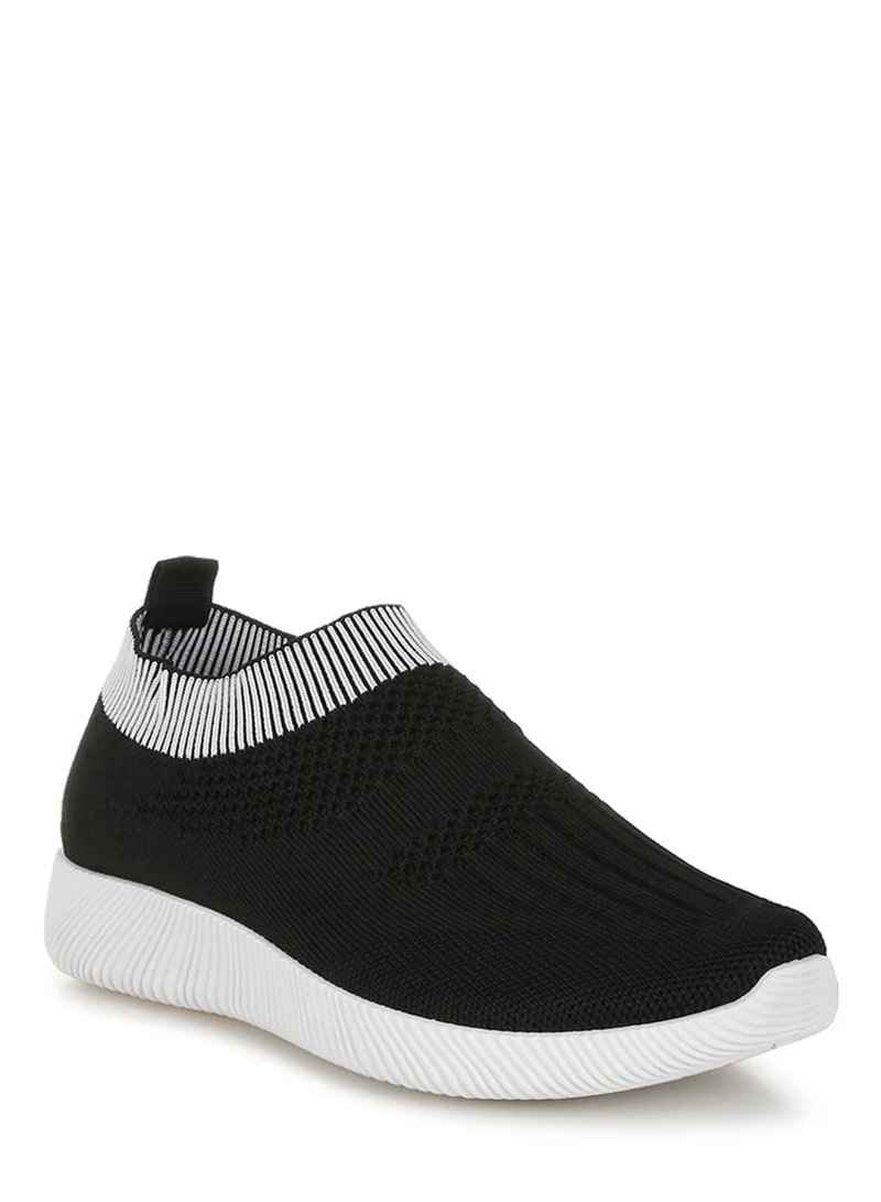 London Rag Flyknit Walking Sneakers in Black