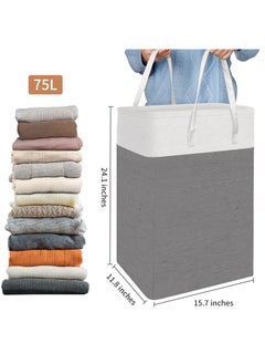 ULHYC Dirty Clothes Storage Bin Laundry Torage Basket Laundry Basket Laundry Hamper Bag Washing Bin Clothes Bag Collapsible Laundry Basket Collapsible Waterproof Clothes Hamper  - Image 4