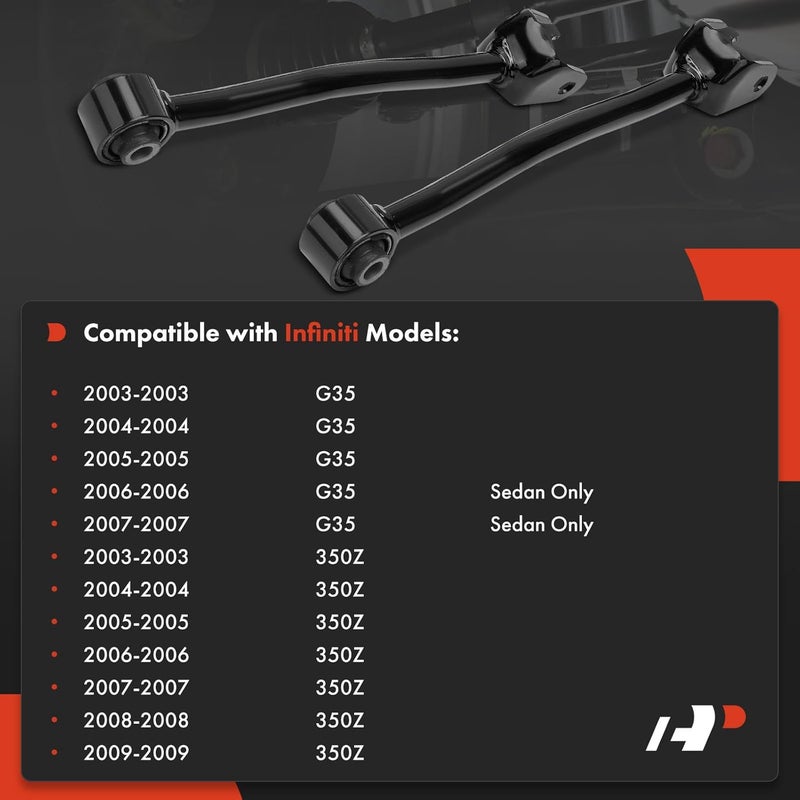 A-Premium Rear Forward Lower Suspension Lateral Arm Kit - Image 2