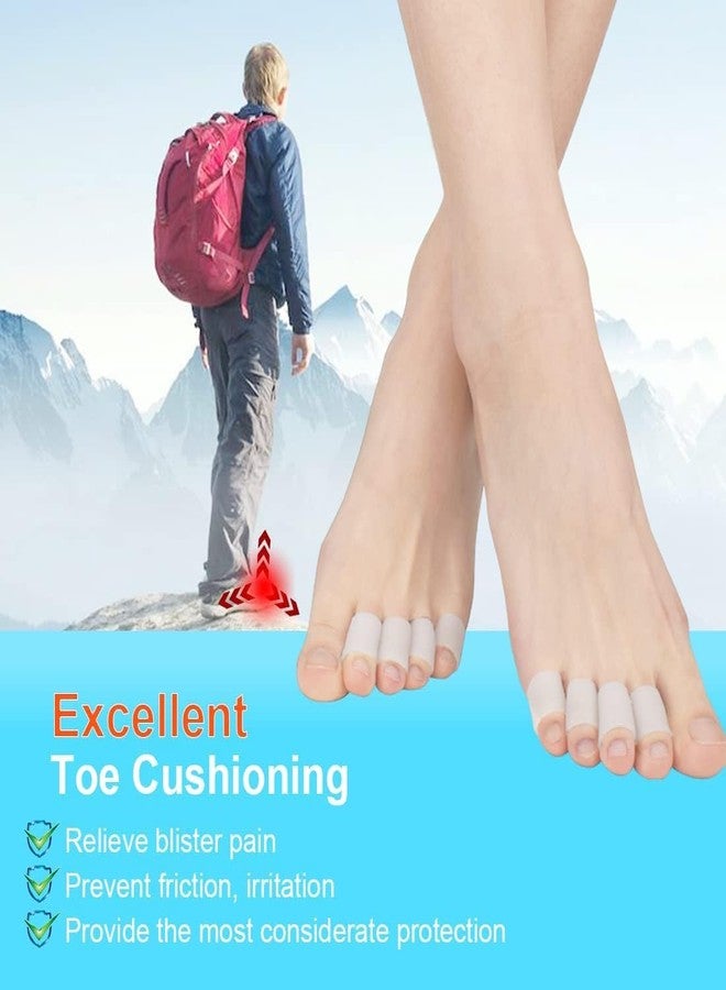 PYRJIN Silicone Toe Protection, 20 Pieces Toe Protection, Toe Tube, for Small Toes and Fingers, Blisters, Calluses, Reduce Rubbing, Relieve Pain. - Image 4