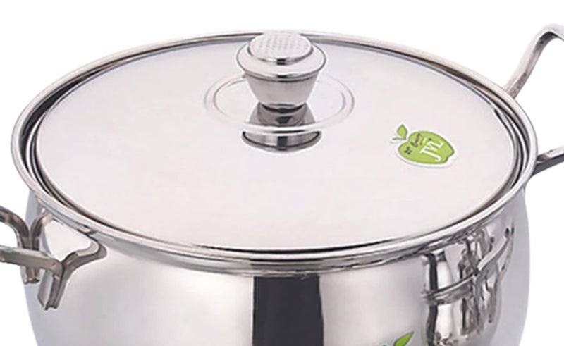 JVL Stainless Steel Cooking Pot/Handi with Lid & Handle Set 850, 1300, 2200 ml, 3-Piece, Plain Handi Set for Cooking, Handi Set for Kitchen, Handi for Cooking and Serving, JVL-BP-P1 - Image 5