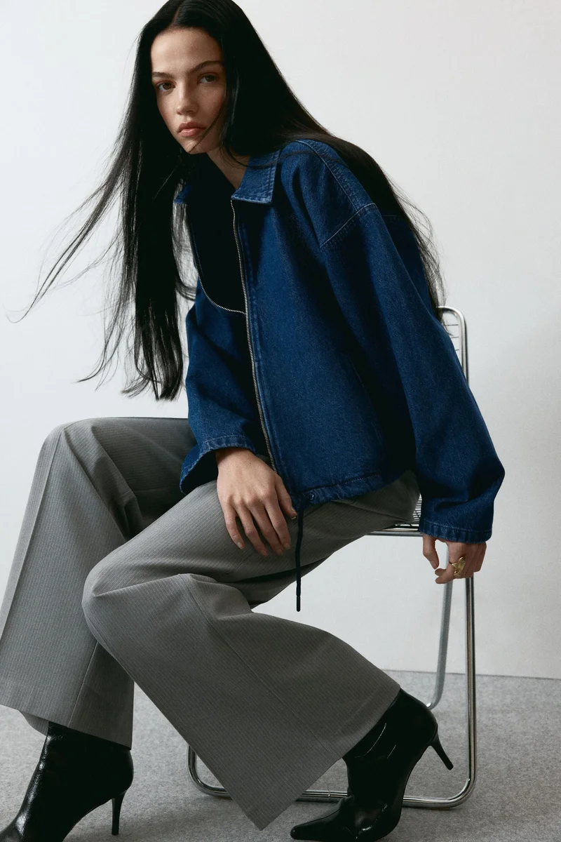 H&M Collared denim jacket