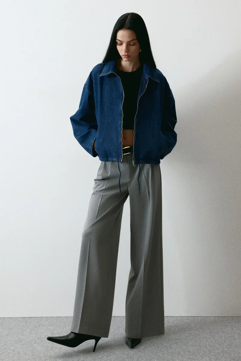 H&M Collared denim jacket