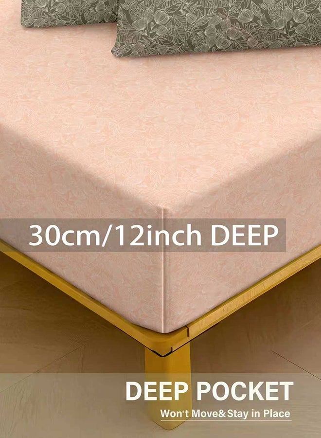 ايست من نون طقم غطاء لحاف من ٤ قطع | مصنوع من ألياف دقيقة ناعمة | ألوان متعددة | غطاء لحاف ١٦٠ × ٢٢٠ سم، ملاءة سرير ١٢٠ × ٢٠٠ سم مع جيب عميق ٣٠ سم، غطائي وسادة ٥٠ × ٧٥ سم | مناسب لمرتبة فردية - Image 5