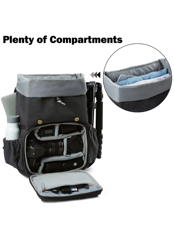 باج سمارت BAGSMART Black Photo Series/ Photo Camera Backpack