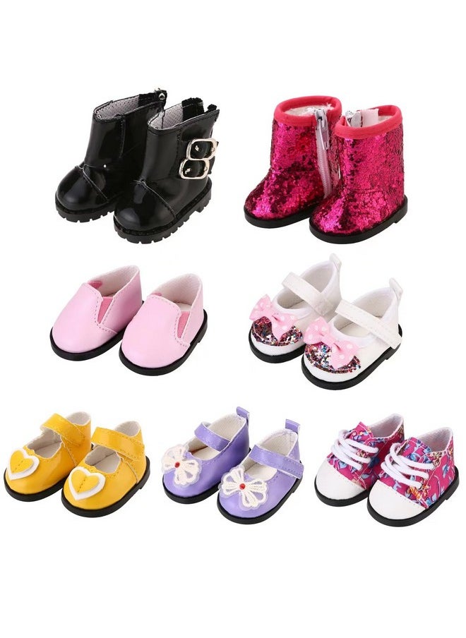 7 Pairs Doll Shoes Fits 14.5 Inch Doll American Wellie Wishers Doll Accessories - pzsku/ZCCE540C6E02953C6FA04Z/45/_/1732775753/69cf2b23-52c4-4486-82a0-a633018c7e89