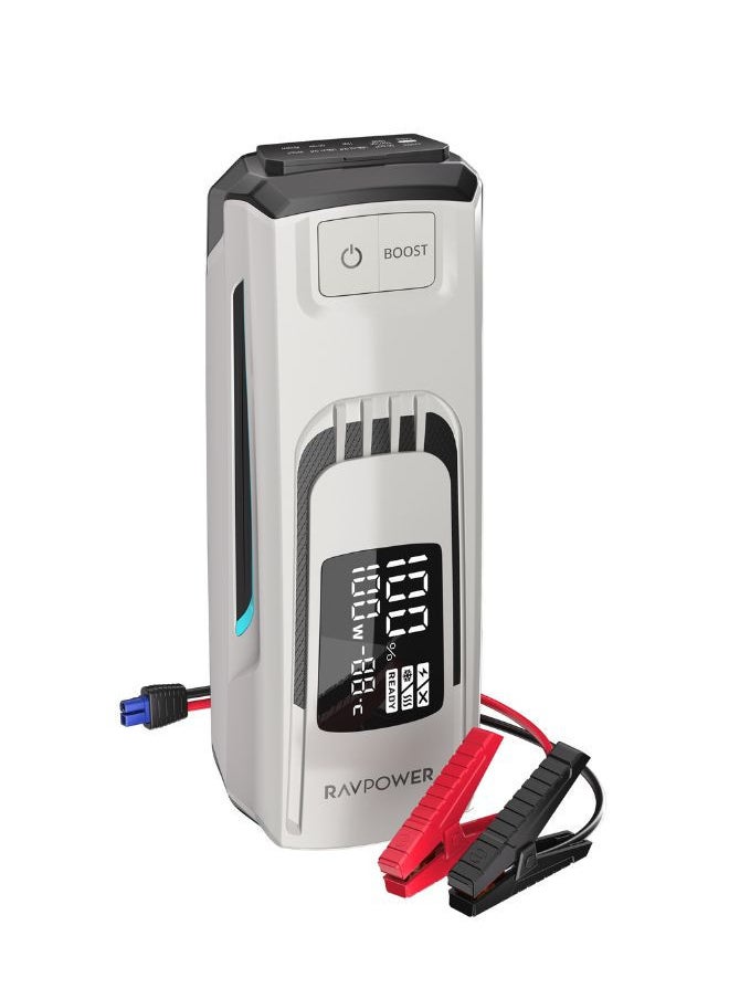 RAVPOWER - RAVPower 3-in-1 Jump Starter with 24000mAh Power Bank & LED Flashlight - Image 1