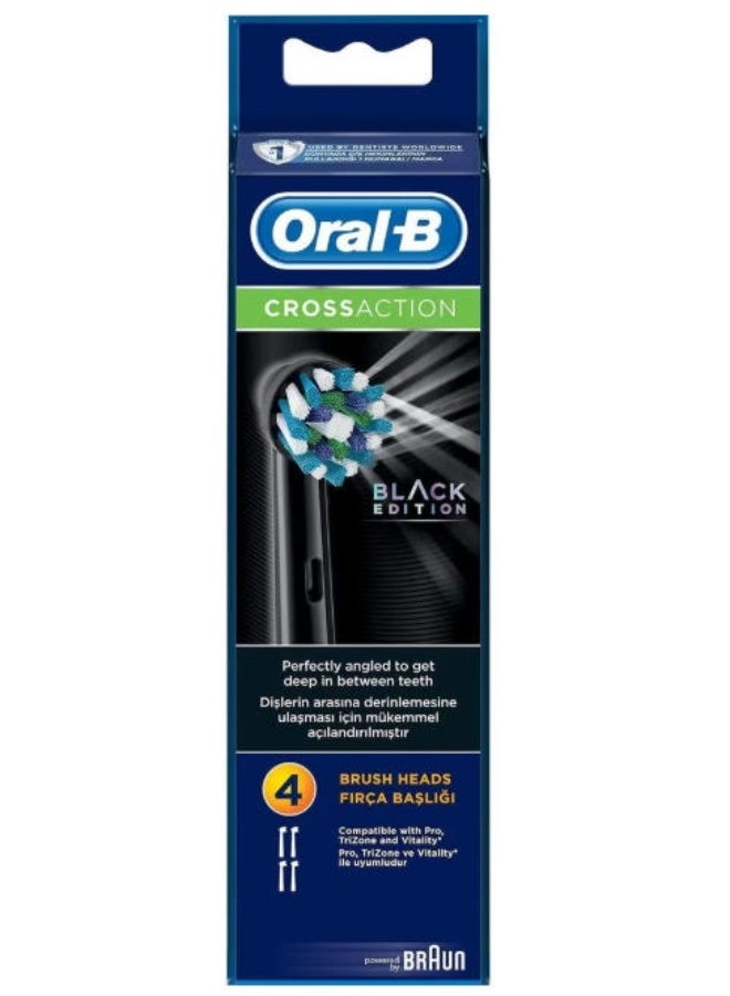 أورال بي Oral-B EB 50 -4 رؤوس فرشاة استبدال العمل المتقاطع ؛ متوافق مع جميع المقبضات القابلة لإعادة الشحن Oral-B. - Image 2