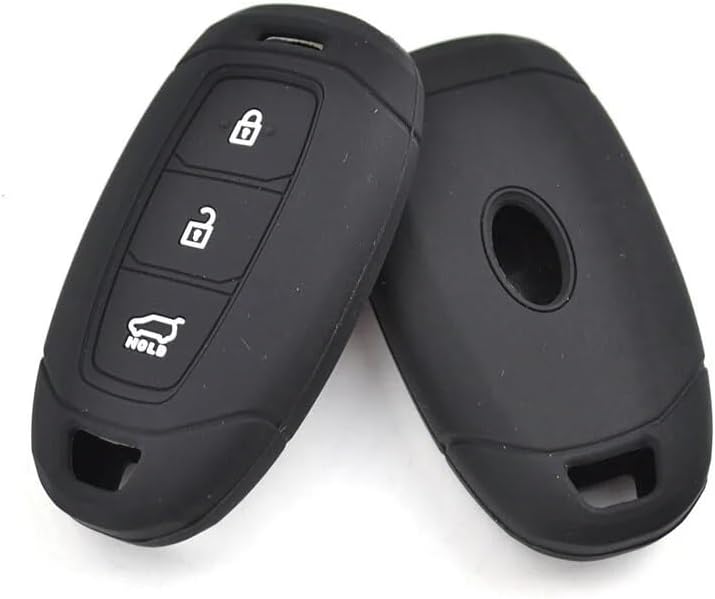 QASULER Silicone Car Key Case Cover for Hyundai - Image 5
