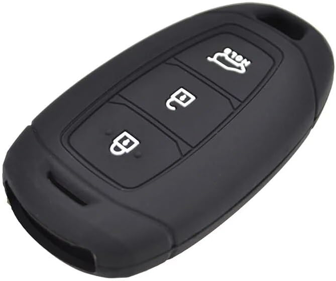 QASULER Silicone Car Key Case Cover for Hyundai - Image 3