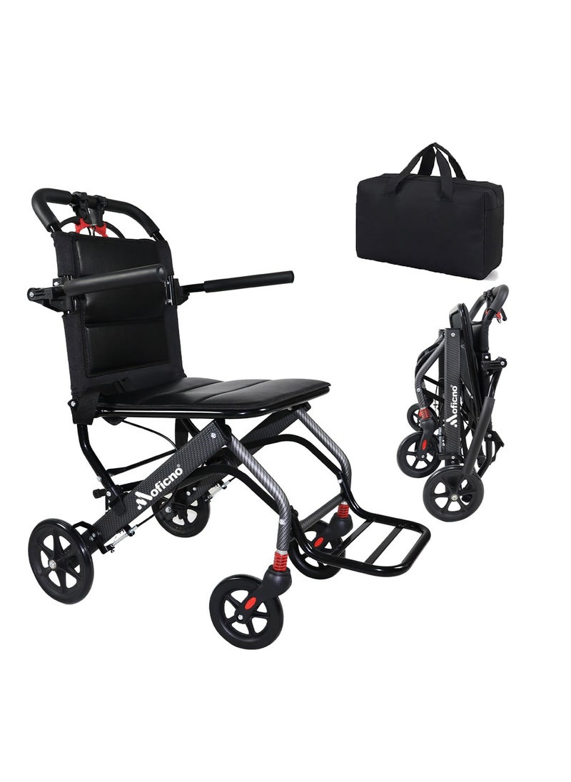 Cool Baby Ultra-light Aluminum Alloy Wheelchair Travel Wheelchairs For Elderly Disabled Portable And Foldable Compact Wheelchair  - Image 1