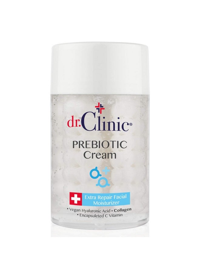 dr.Clinic Prebiotic Extra Repair Facial Cream Anti Aging Youthful Skin Revitalizing Treatment Firming Smoothing Wrinkles & Lines 3.38 Fl.Oz  - Image 1
