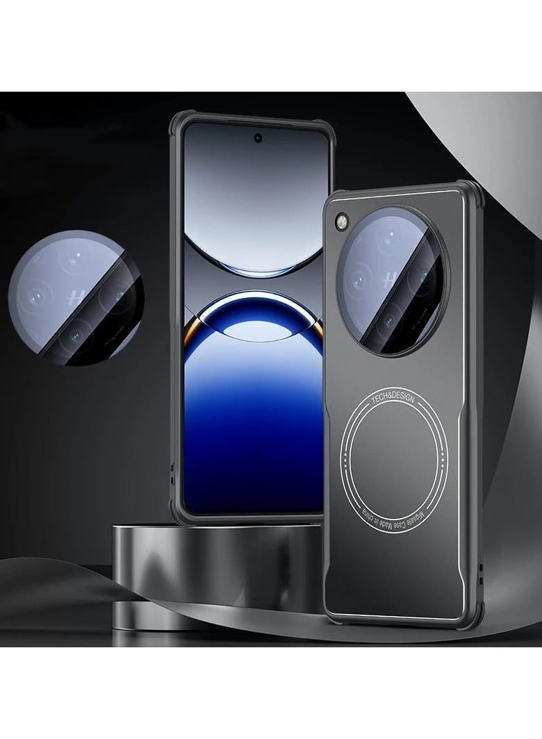 Case Compatible with Oppo Find X8 Pro, Metal Matte Case 【Compatible with Mag-Safe】, Camera Lens Protection Shockproof Light and Thin Design Phone Case Cover Slim Fit - Image 1