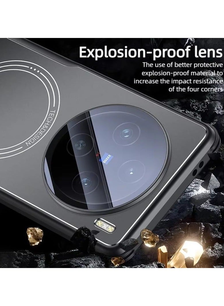 Case Compatible with Oppo Find X8 Pro, Metal Matte Case 【Compatible with Mag-Safe】, Camera Lens Protection Shockproof Light and Thin Design Phone Case Cover Slim Fit - Image 5