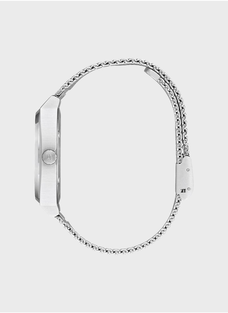 NIXON - Time Teller Milanese All Silver Watch - Image 1