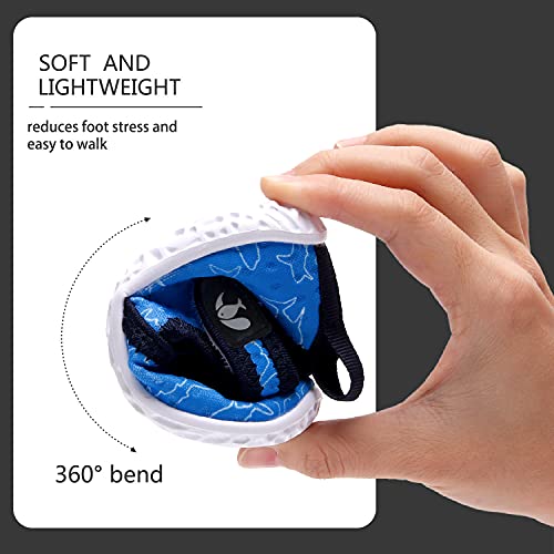 FEETCITY Boys Girls Water Shoes Kids Quick Dry Aqua Socks Non-Slip Barefoot for Sport Beach Swim Surf Toddler 8 - Image 4