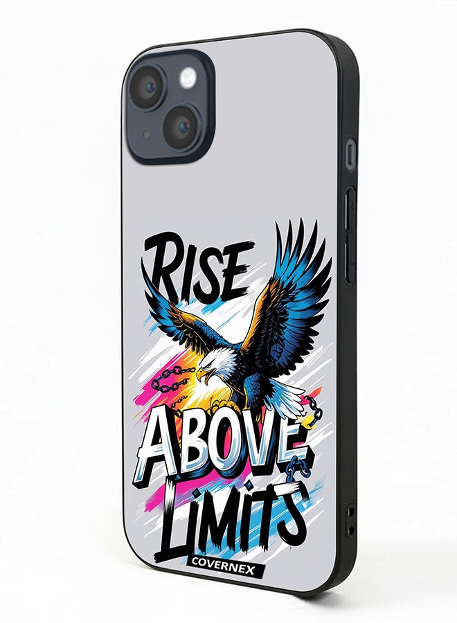 Covernex Apple iPhone 14 Plus Protective Case Cover Printed Featuring Rise Above Limits - Image 1