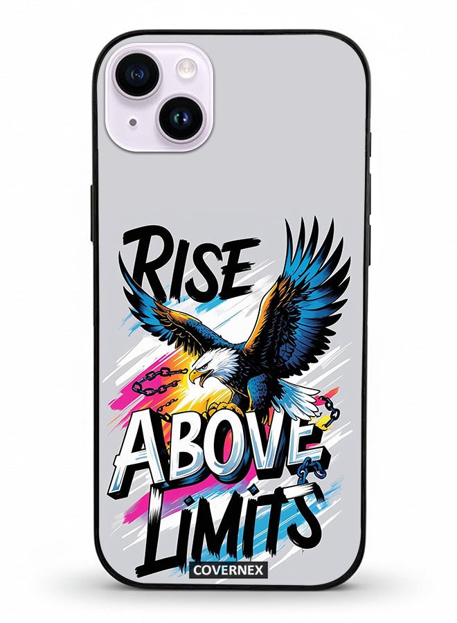 Covernex Apple iPhone 14 Plus Protective Case Cover Printed Featuring Rise Above Limits - Image 2