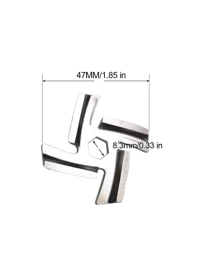 Stainless Steel Meat Grinder Plate Discs Plate Blade Mincer Plate Meat Grinder Replacement Accessories for Kitchen  - Image 5