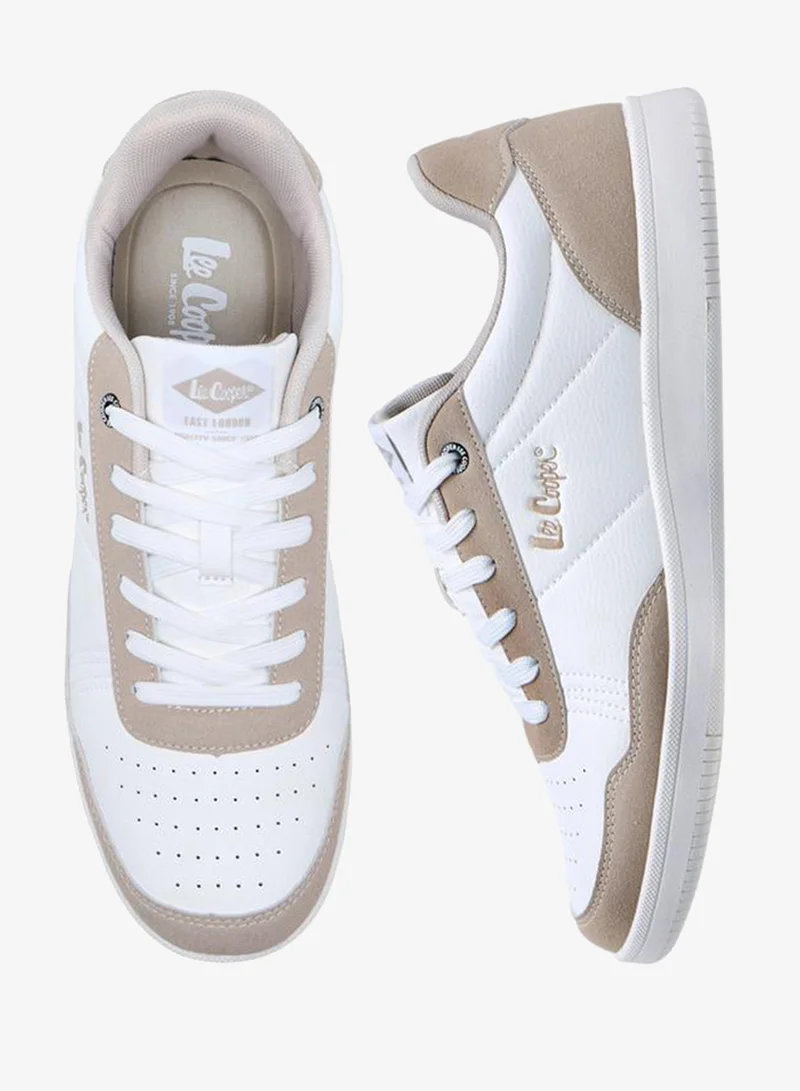Lee Cooper Men's Panelled Lace-Up Sneakers