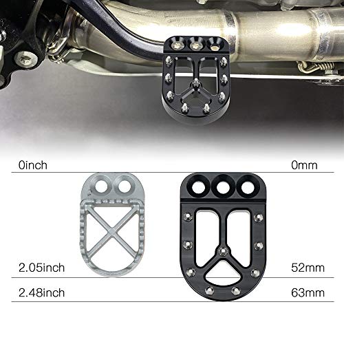 NICECNC Black Brake Pedal Lever Pad Extender Compatible with KTM 390 Adventure 2020-2023,790/890 Adventure/R/S 2018-2023,690 Enduro R 2008-23,690 SMC R2019-23,1290/1190/1090/1050/990/950 Adventure - Image 3