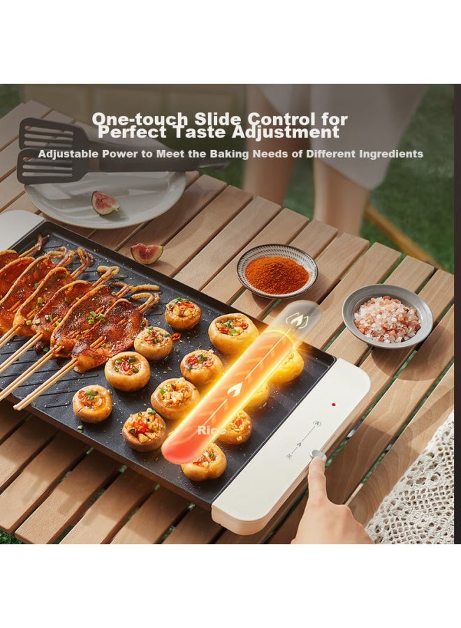 Supor Multi-functional Pot, Barbecue Grill, Electric Grill Plate, Electric Grill Stove, Electric Grill, Electric Grill Plate, All-in Large Grill For Skewers And Meat Gj4025p806 With National Subsidy - Image 2