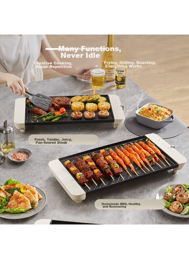 Supor Multi-functional Pot, Barbecue Grill, Electric Grill Plate, Electric Grill Stove, Electric Grill, Electric Grill Plate, All-in Large Grill For Skewers And Meat Gj4025p806 With National Subsidy - Image 5