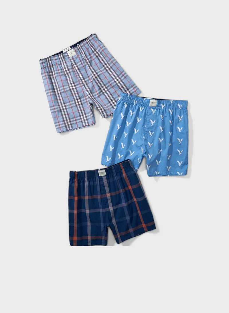 American Eagle 3 Pack Printed Shorts