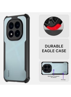 Generic Redmi Note 14 Pro Plus 5G Cover Camera Protection Shockproof Acrylic Crystal Clear Case 360 Degree Protection Transparent Back Case Cover for Redmi Note 14 Pro Plus 5G  - Image 4