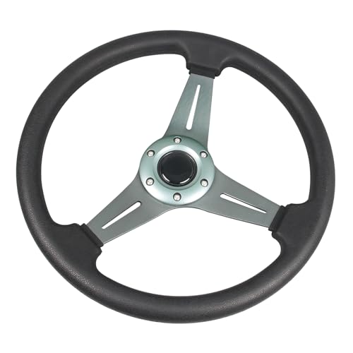 YEHICY 350mm/13.8”Sport Steering Wheel Aluminum Alloy Titanium Spokes Drift Simulation Racing Game Steering Wheel Universal - Image 2