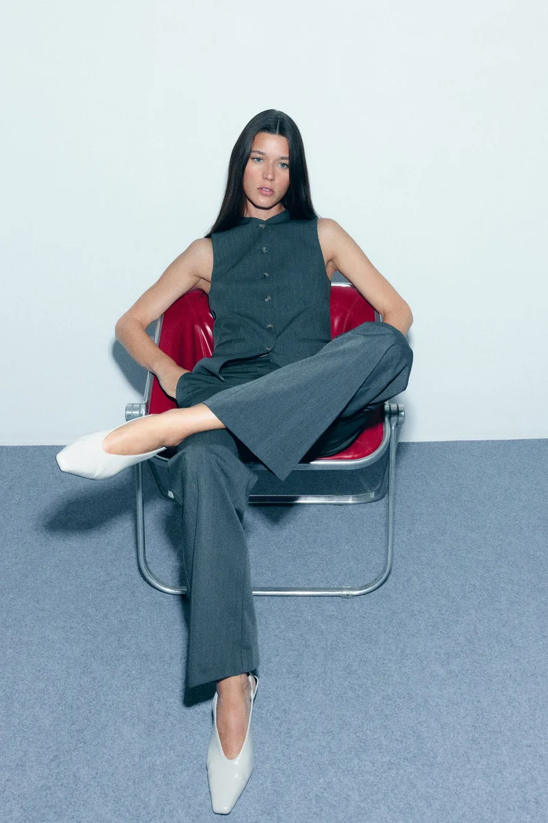 اتش اند ام بنطلون بقصّة مستقيمة