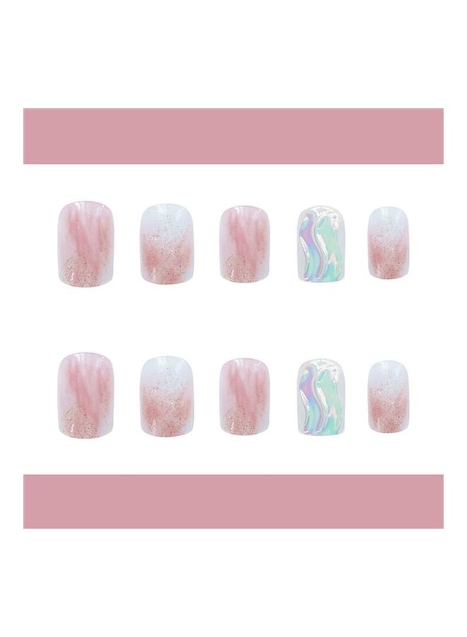 نيبمينينت طقم أظافر صناعية مكون من 10 قطع متعدد الألوان - Image 4