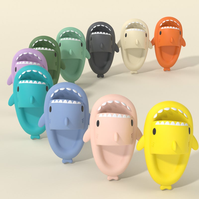 Children's Summer Slippers, Second Generation Shark Eva Slippers, Home Kids' Parent-Child Soft-Soled Baby Sandals, Parent-Child Style - Image 4